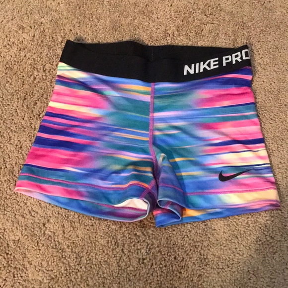 rainbow nike pros